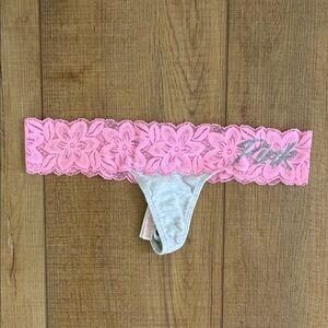 Victoria secret pink Lace underwear size small
